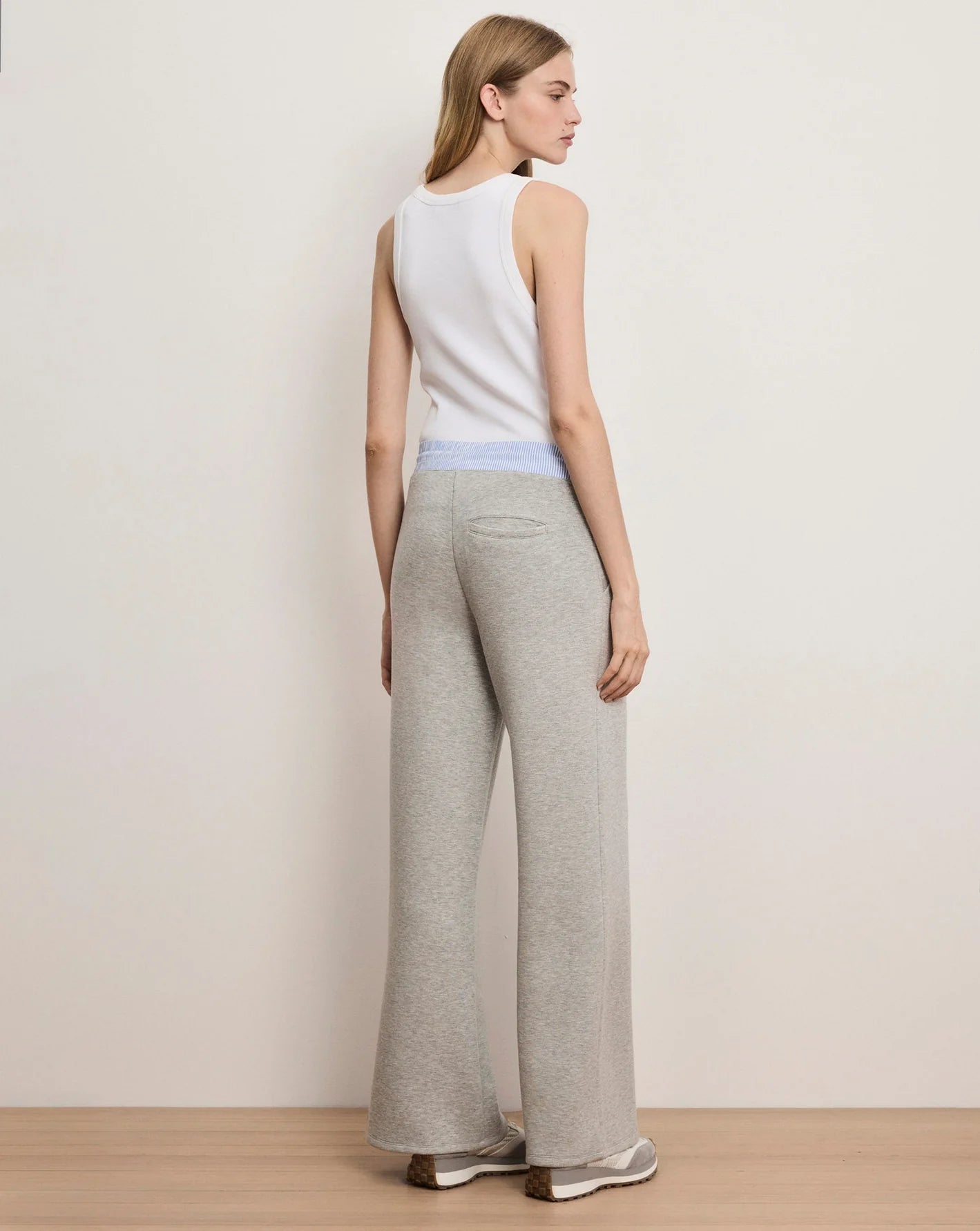 Veronica Beard Ernie Knit Wide-Leg Pants