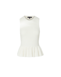 Veronica Beard Nemyah Peplum Tank Top