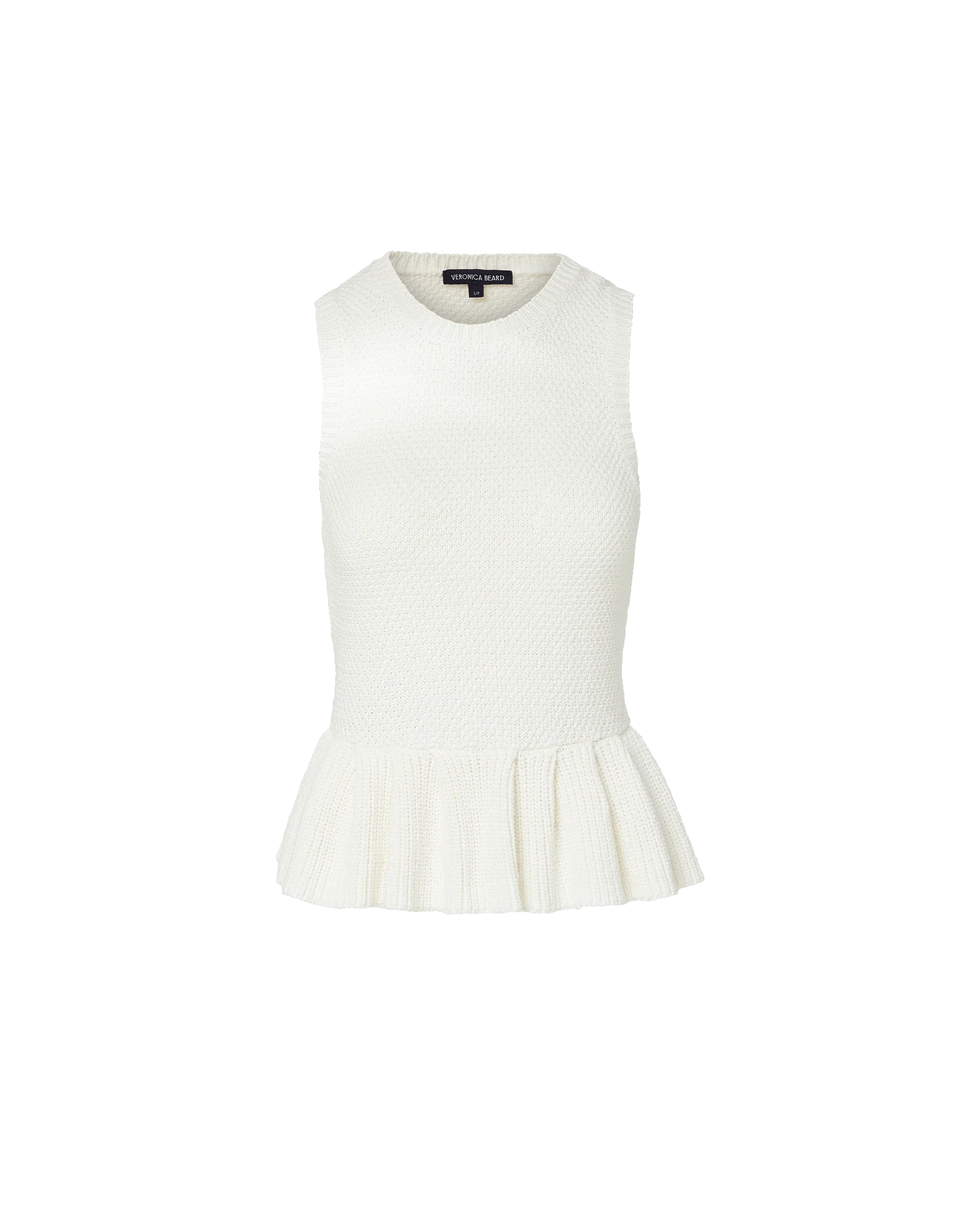 Veronica Beard Nemyah Peplum Tank Top