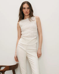 Veronica Beard Selah Lace Tank Top