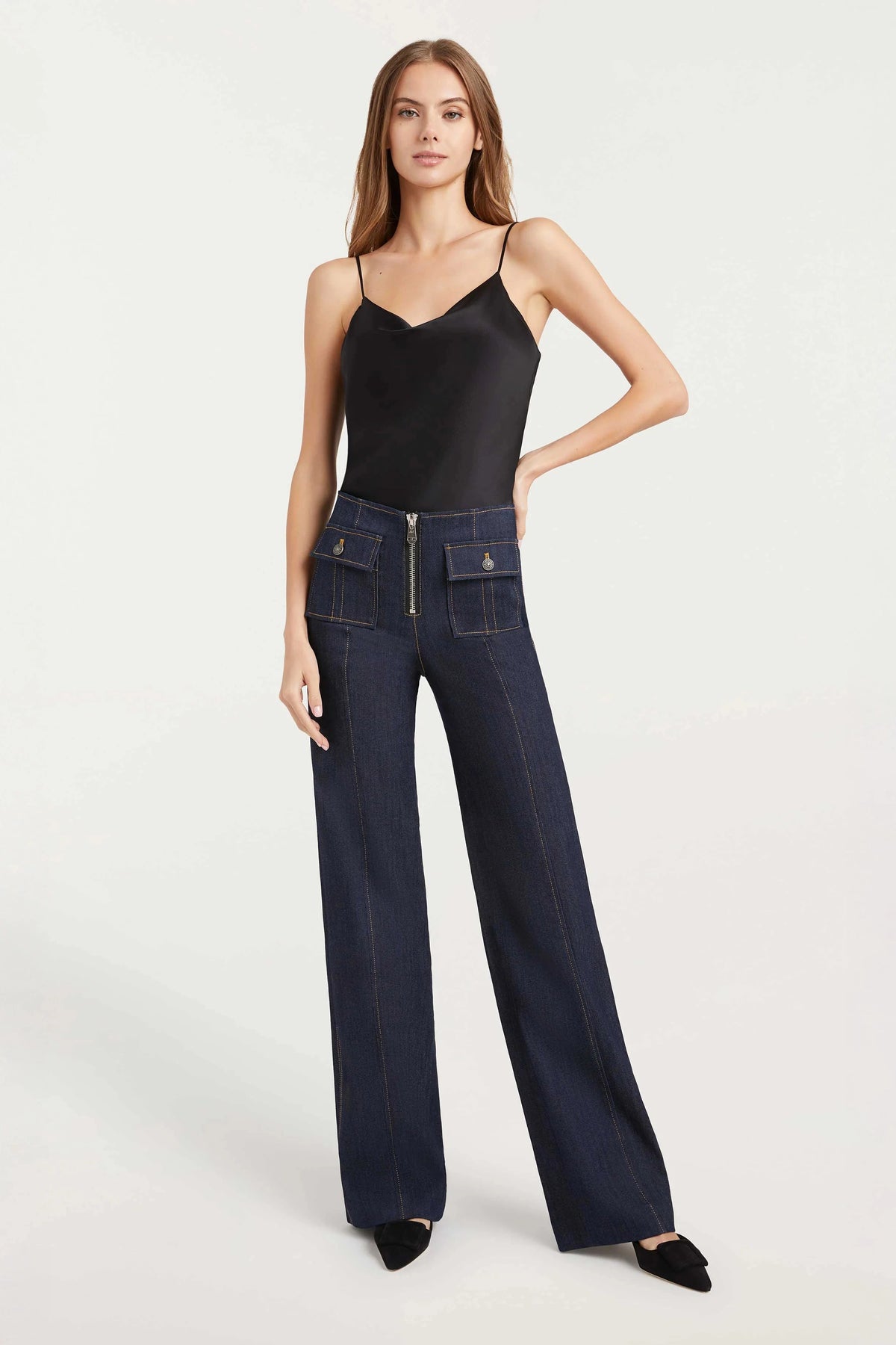 Cinq a Sept Marta Camisole Black