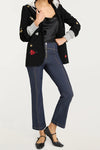 Cinq A Sept Nebula Embellished Hooded Khloe Blazer