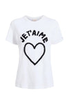 Cinq A Sept Textured Je T'aime Tee