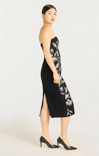 Cinq a Sept Floral Mixed Media Niles Dress