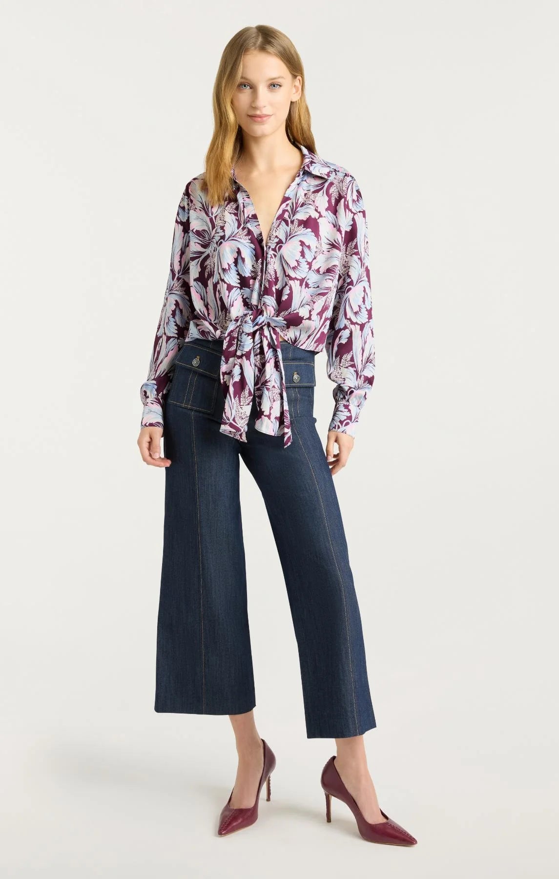 Cinq A Sept Multi Tulip Marianna Top