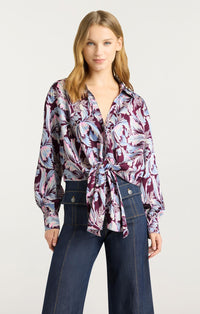 Cinq A Sept Multi Tulip Marianna Top