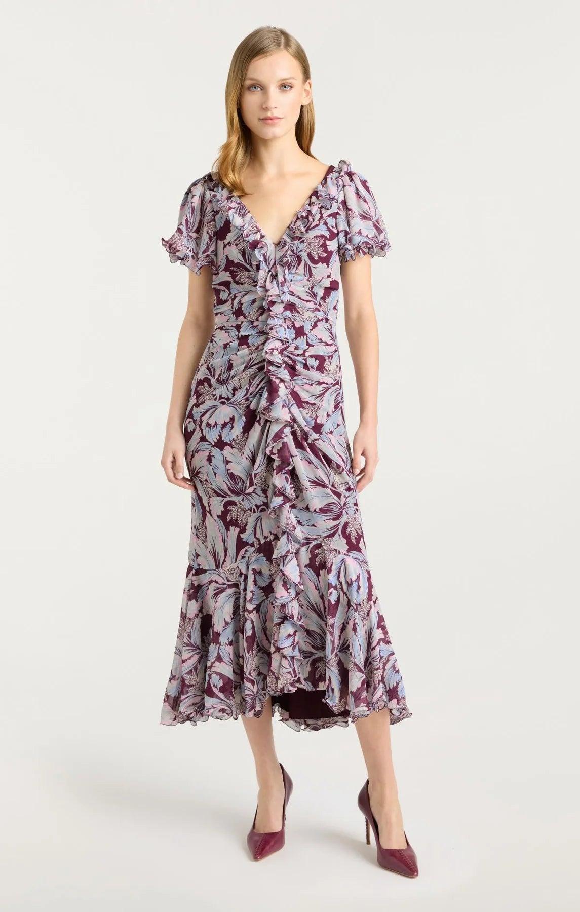 Cinq A Sept Multi Tulip Clio Dress