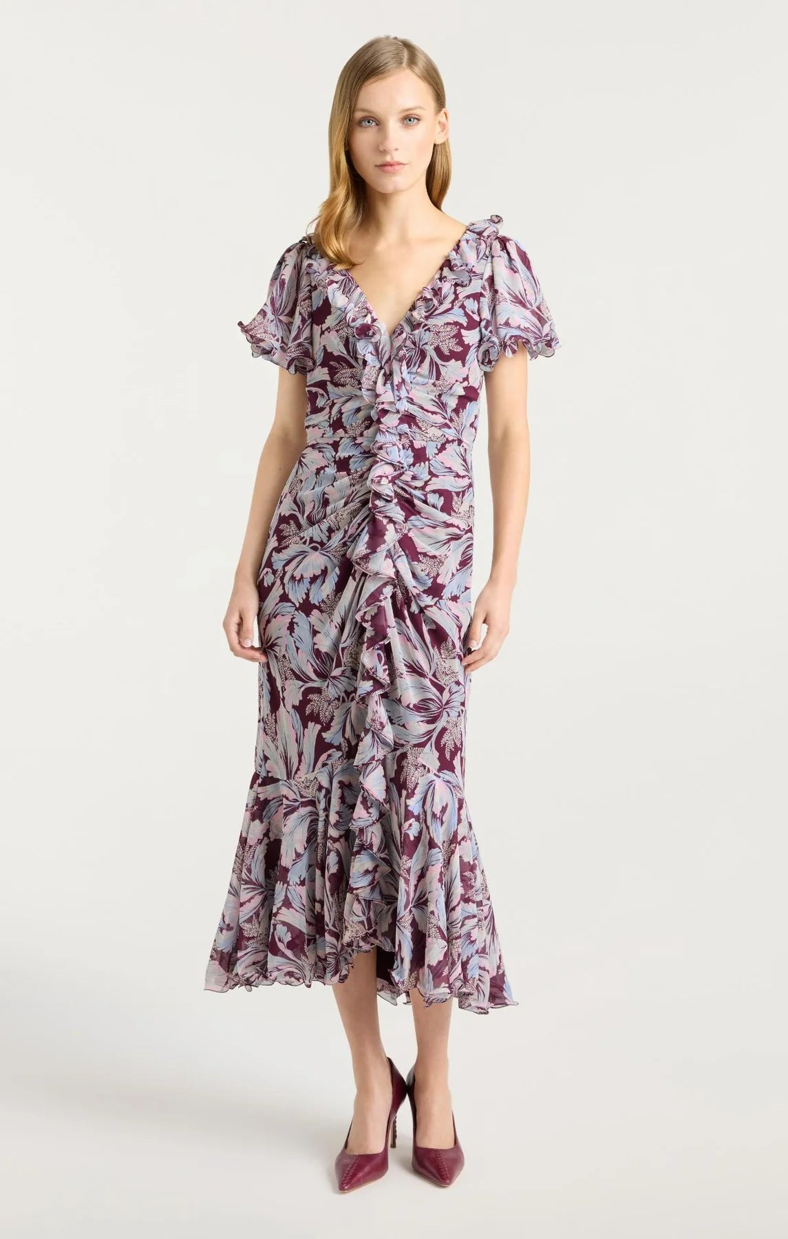 Cinq A Sept Multi Tulip Clio Dress