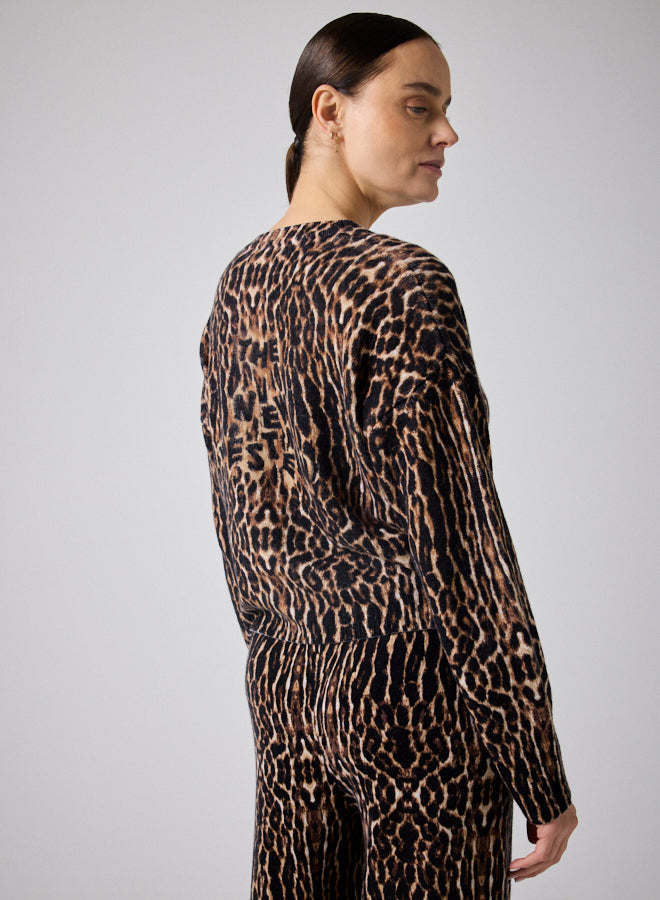 Cardigan à manches longues col en V Notshy