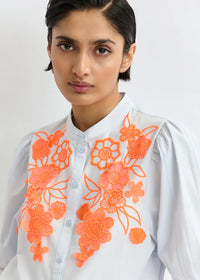 Essentiel Antwerp Jorja Pop Up Rose Shirt Lake View
