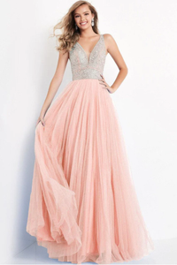 Jovani Ballgown with Crystal Embellished Bodice