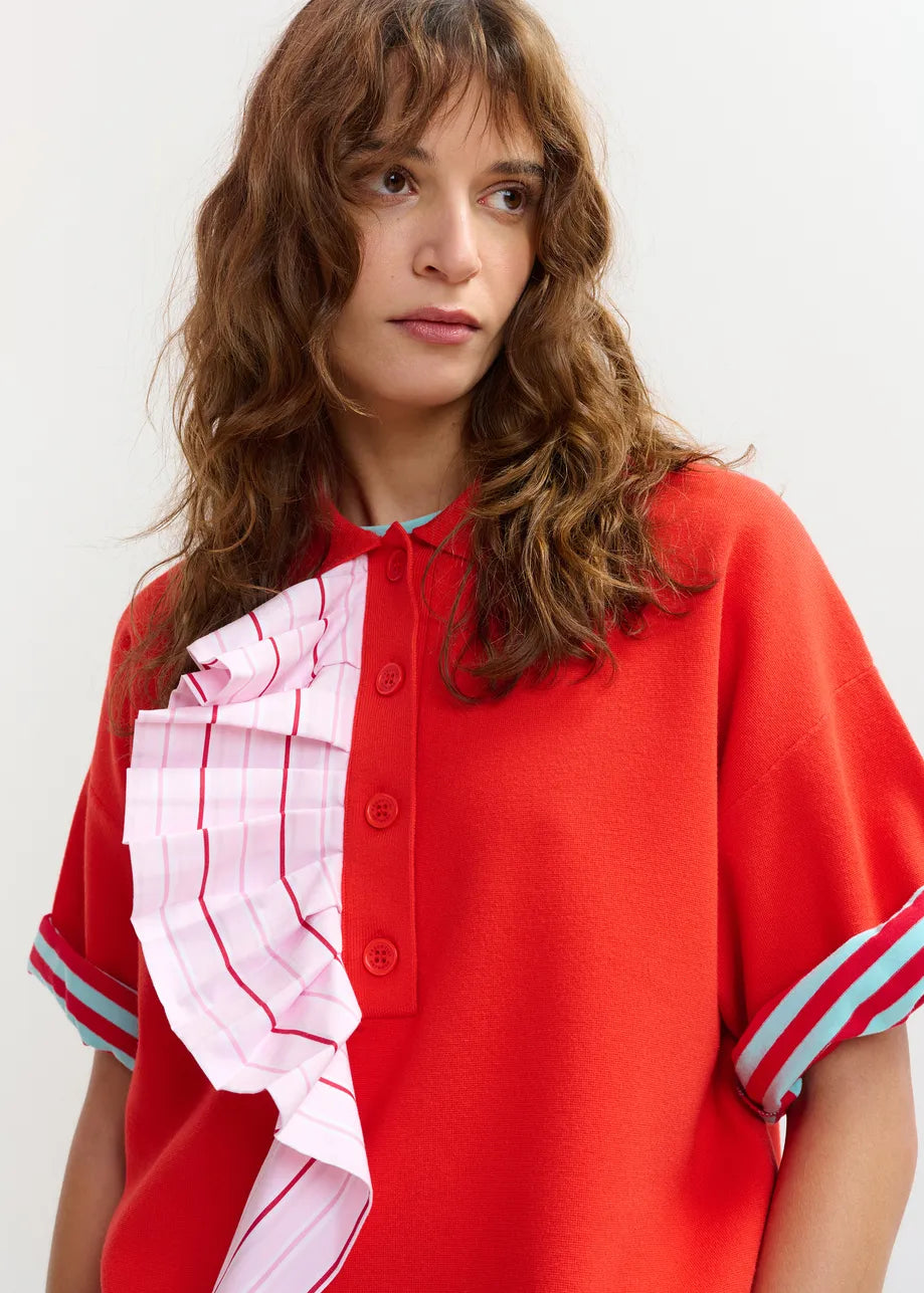 Essentiel Antwerp Jumble Princess Frills Polo