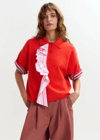 Essentiel Antwerp Jumble Princess Frills Polo