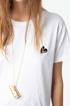 Zadig & Voltaire Marta Heart Zadig T-Shirt