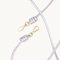 Louvini Kate Leather Cord - Silver