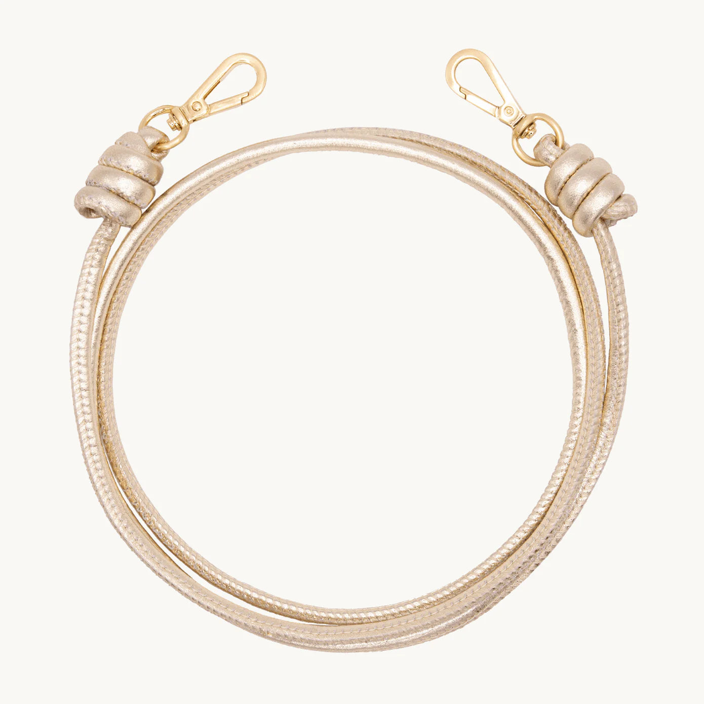 Cordons en cuir Louvini Kate - Or