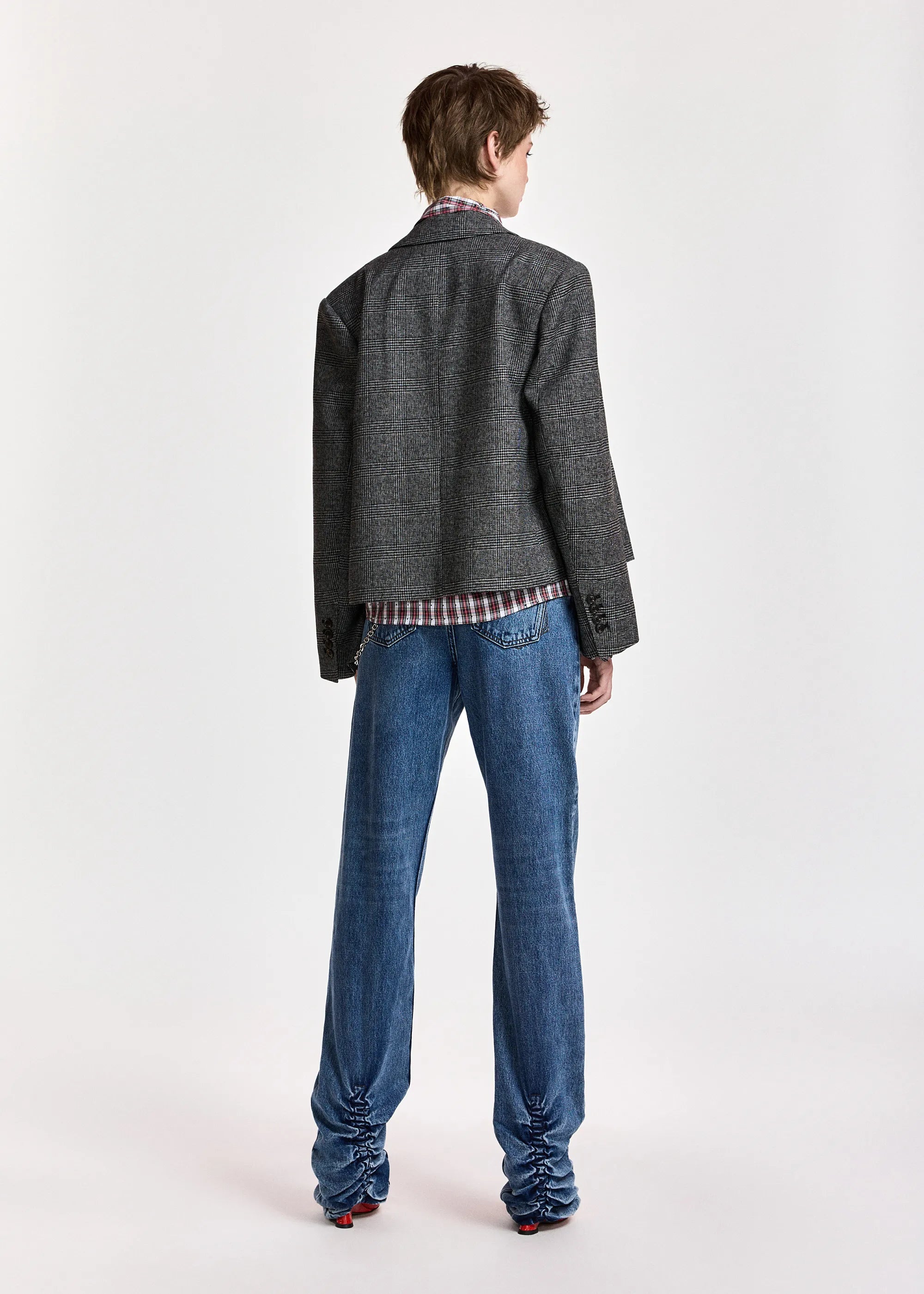 Blazer court Kiana Essentiel Charcoal Chic
