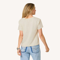 Kerri Rosenthal Suke Imperfect Heart Tee Chalk