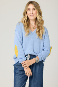 Kerri Rosenthal Frenchy V-Neck Sweater