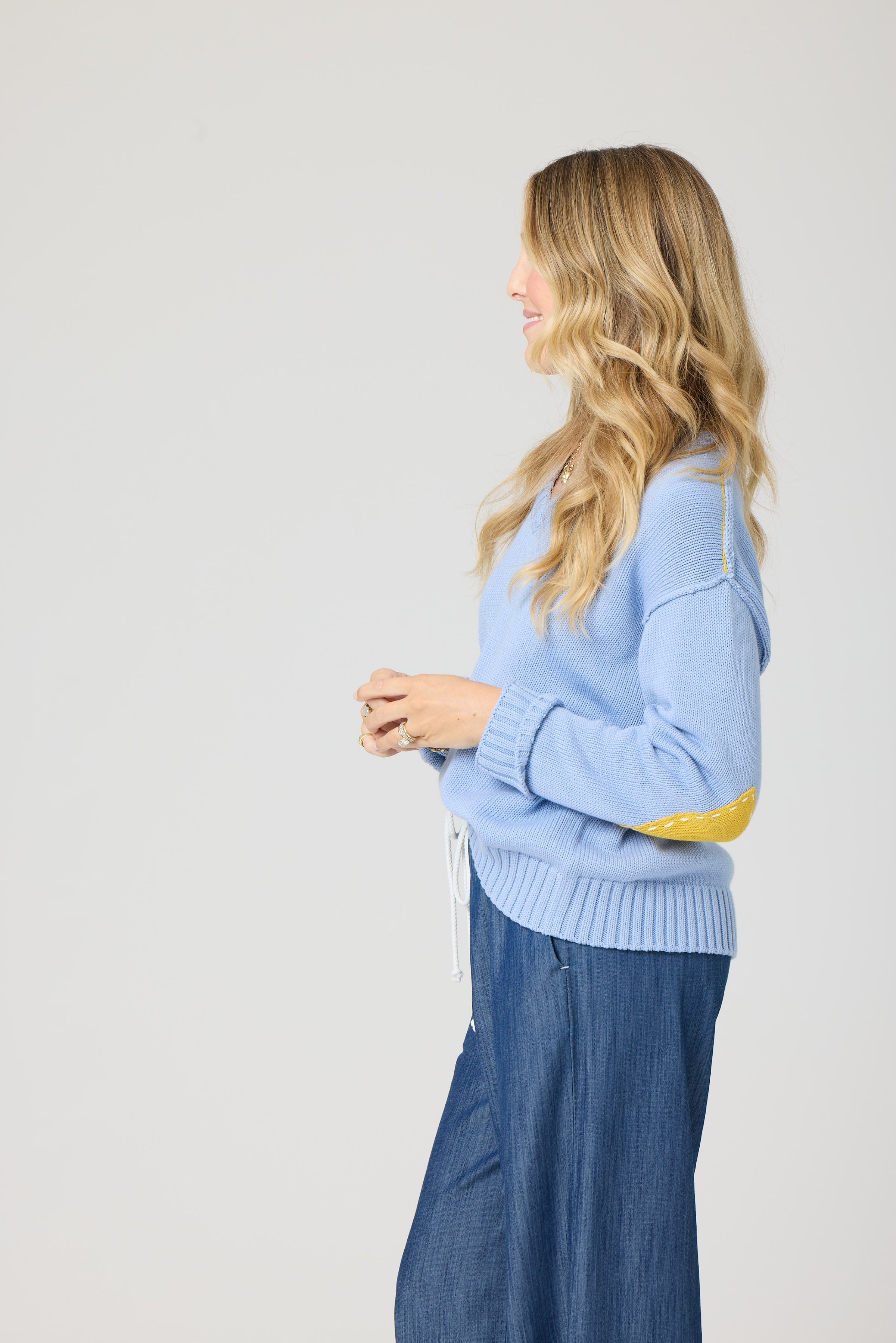 Kerri Rosenthal Frenchy V-Neck Sweater