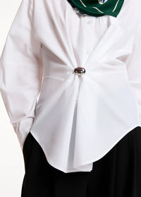 Essentiel Chemise ample créative blanche