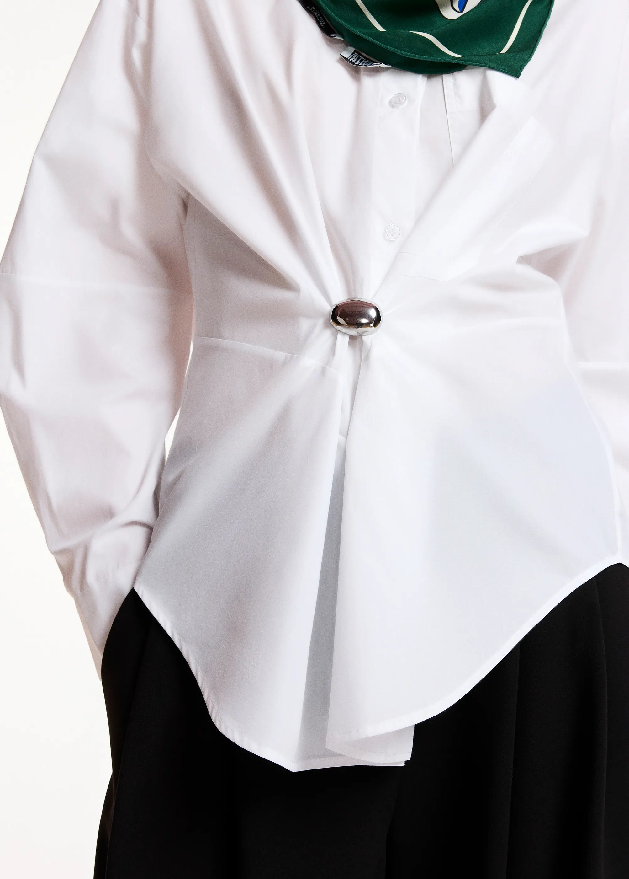 Essentiel Chemise ample créative blanche