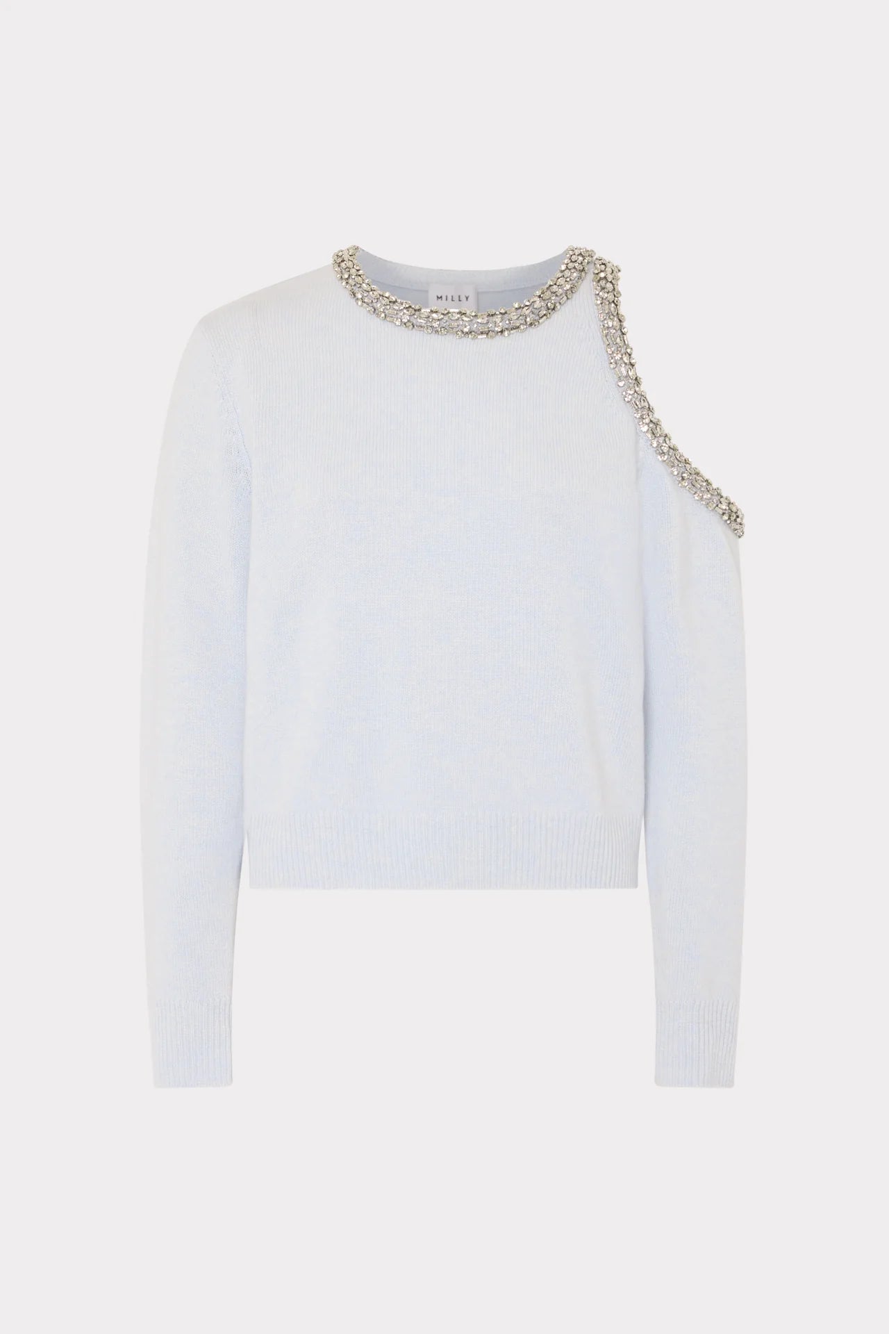 Milly Roma Crystal Embellished Sweater Roma Crystal Embellished Sweater