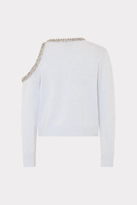 Milly Roma Crystal Embellished Sweater Roma Crystal Embellished Sweater