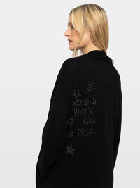 Zadig & Voltaire Camy Multidraw Sweater Black