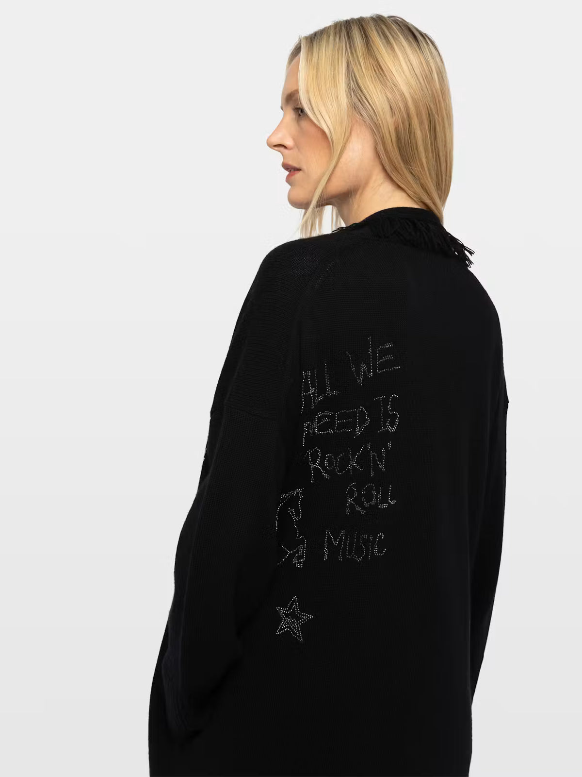 Zadig & Voltaire Camy Multidraw Sweater Black