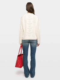 Zadig & Voltaire KWSW03009 Markuz LC Pull Bandana Écru