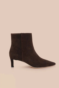 L'Agence LA1920-DBRSDE Lilly chaussures en daim marron foncé