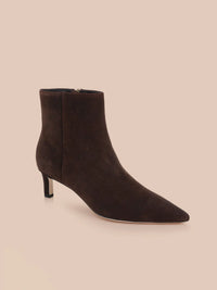 L'Agence LA1920-DBRSDE Lilly chaussures en daim marron foncé