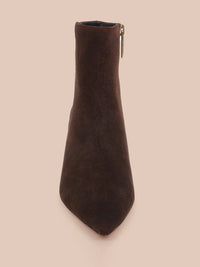 L'Agence LA1920-DBRSDE Lilly chaussures en daim marron foncé