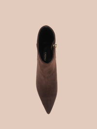 L'Agence LA1920-DBRSDE Lilly chaussures en daim marron foncé