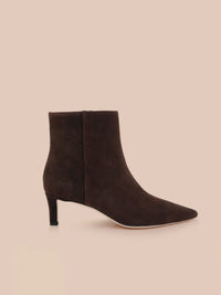 L'Agence LA1920-DBRSDE Lilly chaussures en daim marron foncé