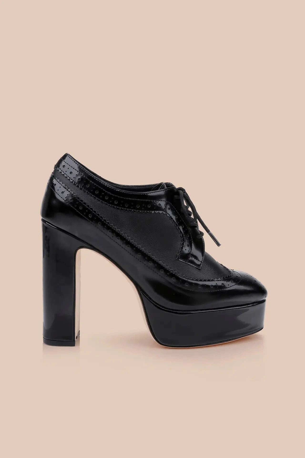 L'Agence Tania Shoe Black Leather