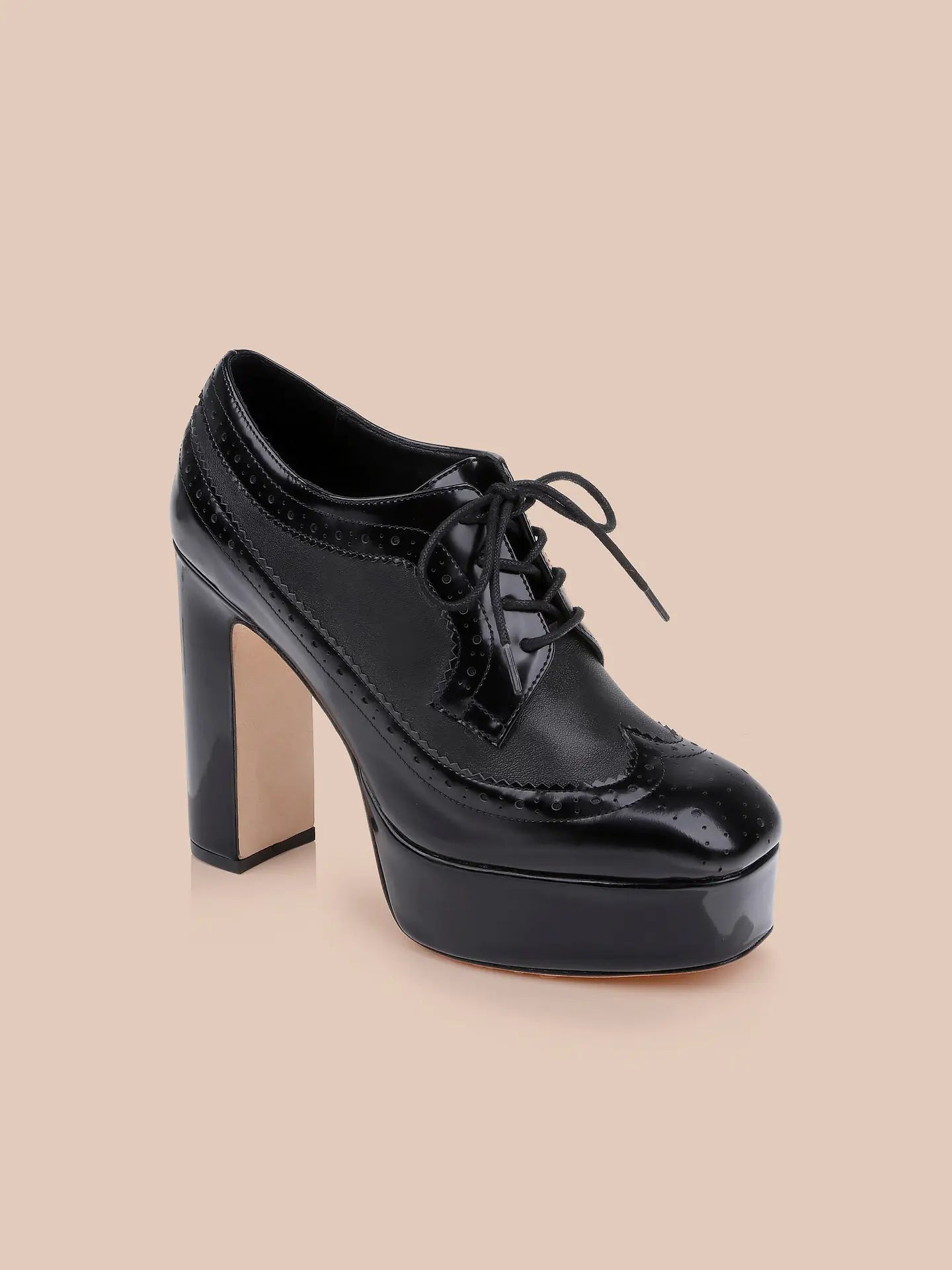 L'Agence Tania Shoe Black Leather