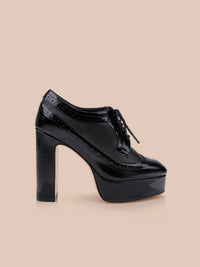 L'Agence Tania Shoe Black Leather