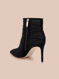 L'Agence Fulton Mesh Bootie Black Mesh