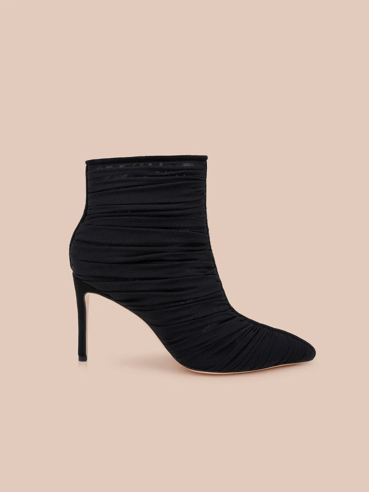 L'Agence Fulton Mesh Bootie Black Mesh