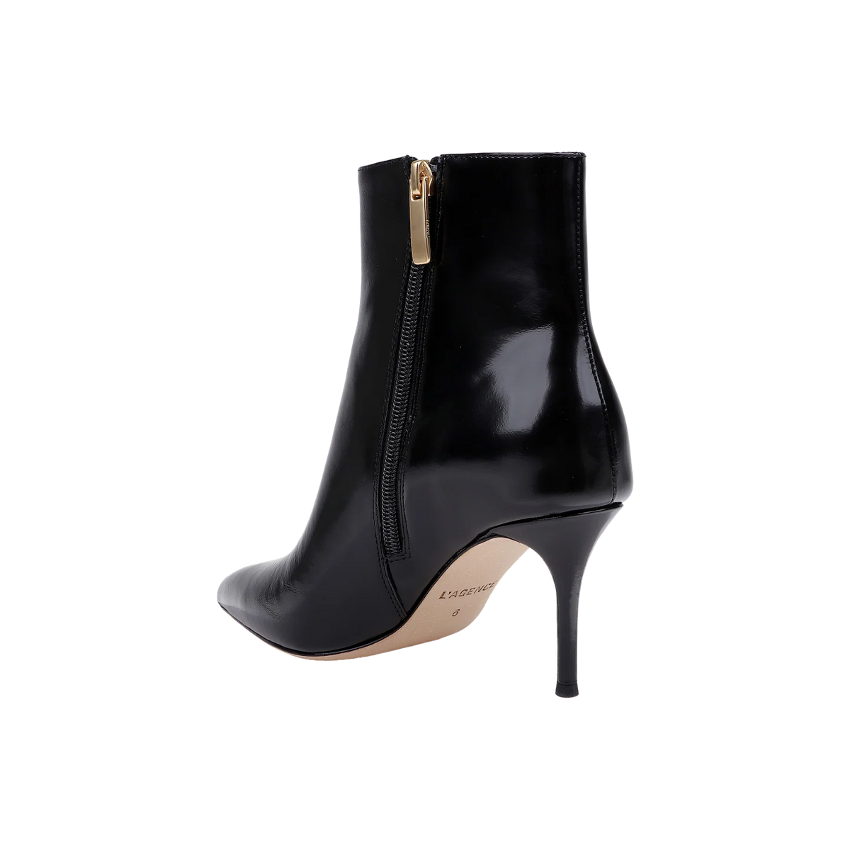 L'Agence Houston II Black Leather