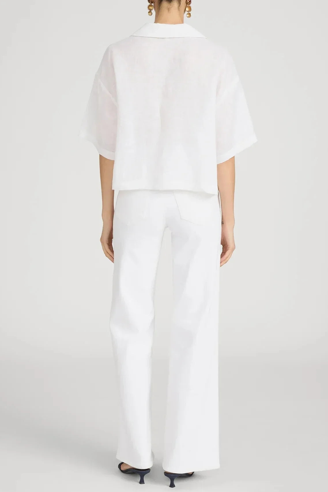 Frame Le Slim Palazzo White