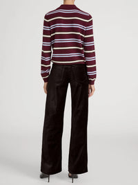 Frame The Velvet Slim Palazzo Fudge