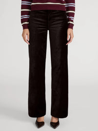 Frame The Velvet Slim Palazzo Fudge