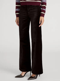 Frame The Velvet Slim Palazzo Fudge