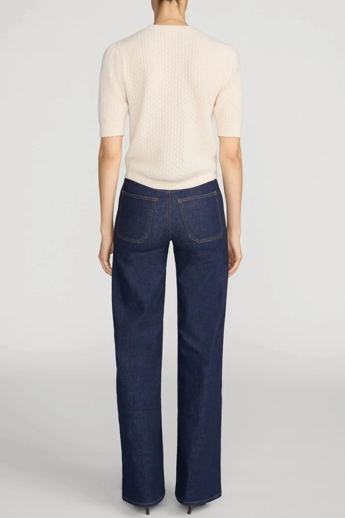 Frame Le Slim Palazzo Pintuck Pocket - Rinse
