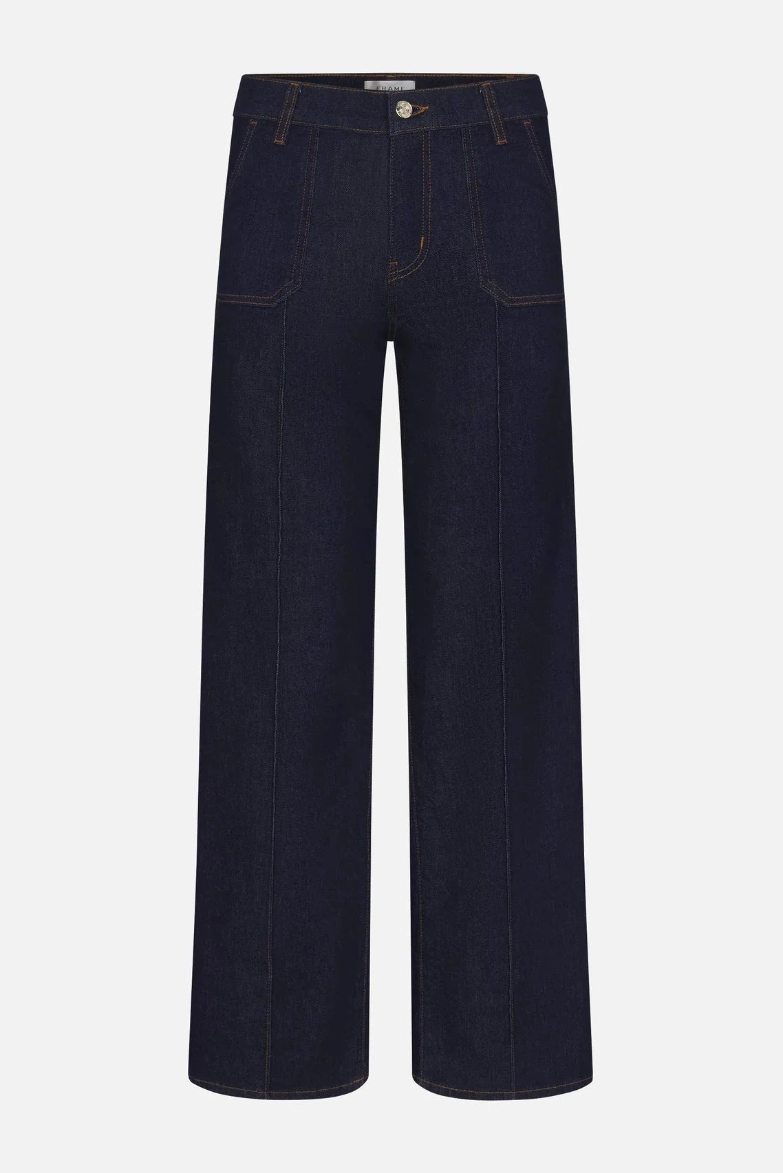 Frame Le Slim Palazzo Pintuck Pocket - Rinse