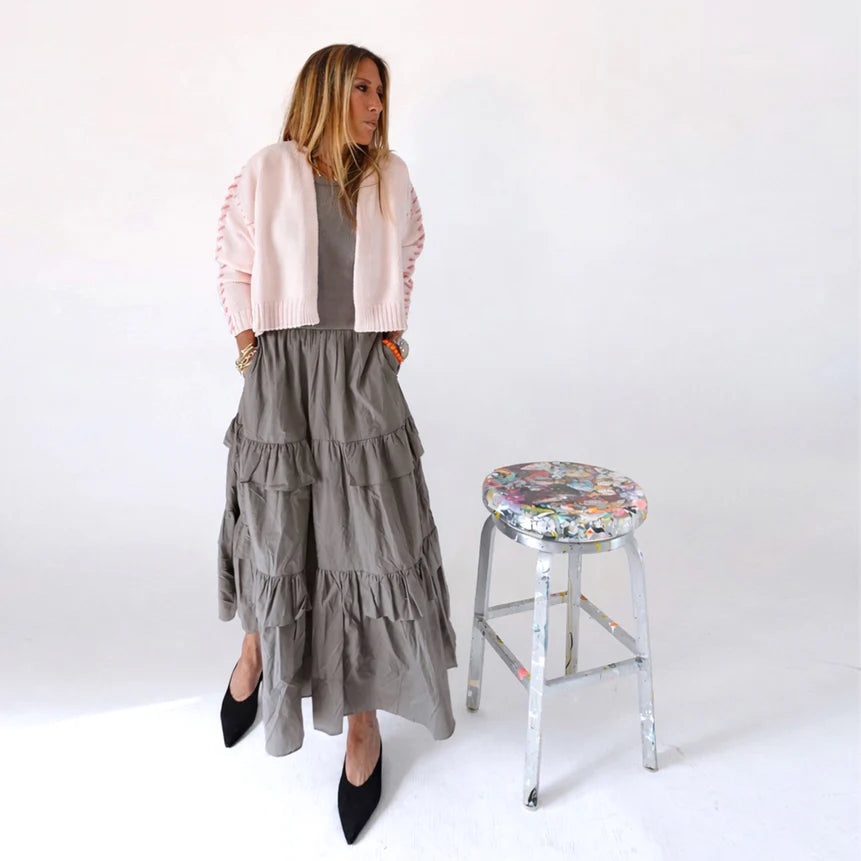 Cardigan Sienna Kerri Rosenthal Rose Sucre