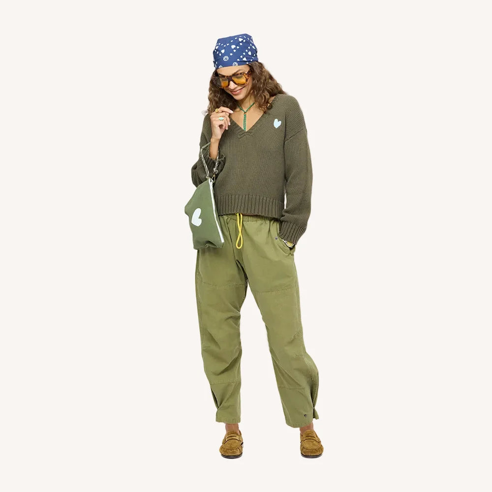 Kerri Rosenthal Love Brigade Pant Army Green